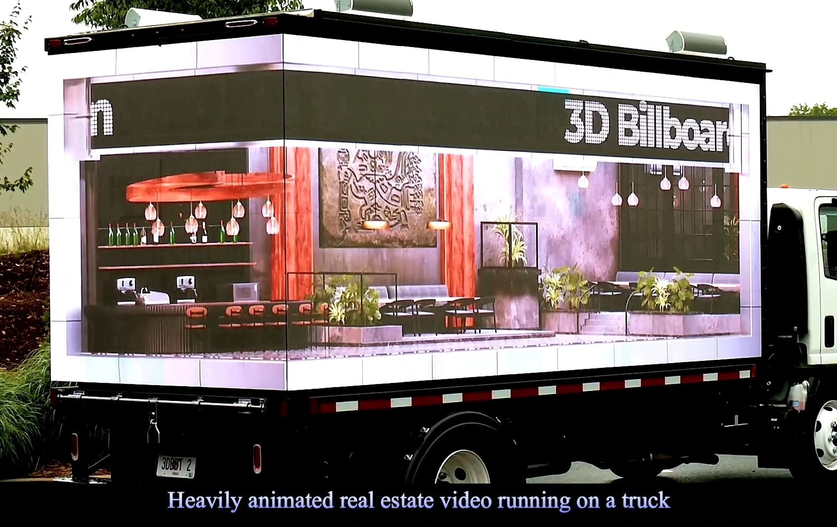 Customizable 3D billboard truck templates