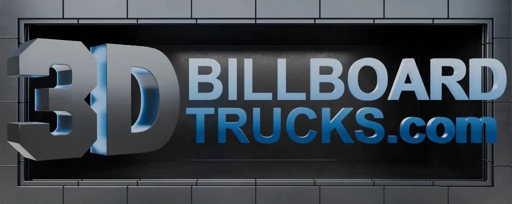 3D video on one side of the LED Billboard Truck